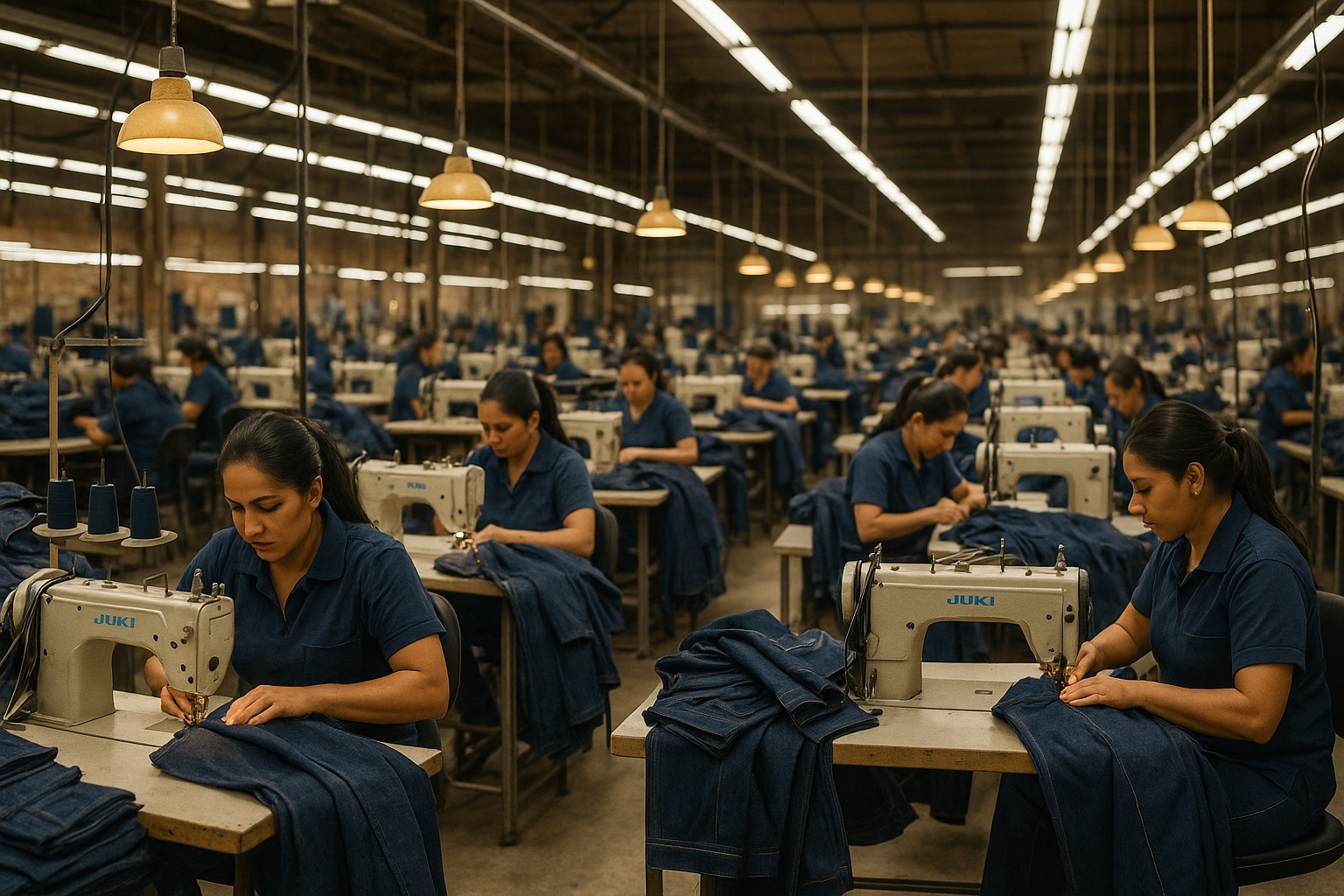 Planta de producción textil V8 Labs